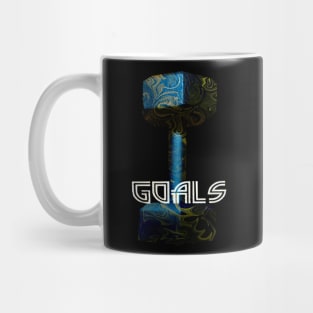 Goals Dumbbell Mug